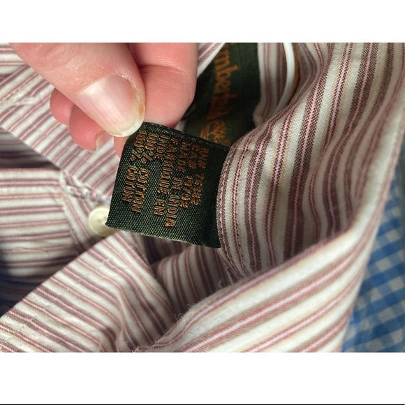 Timberland mens button down shirt size Medium - Picture 3 of 5